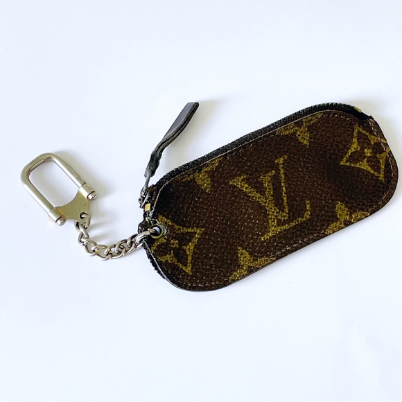 Louis Vuitton brown monogram canvas small keychain zip pouch - Picture 2 of 11